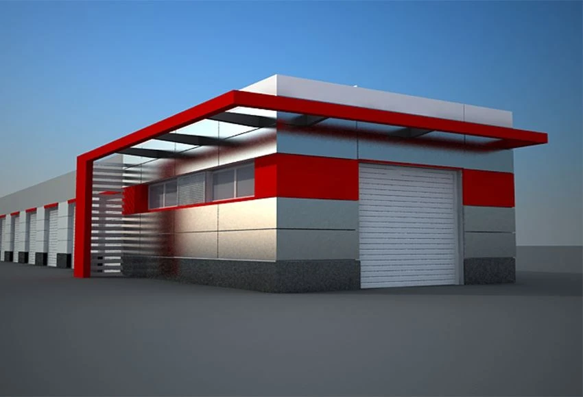 3mm solid aluminium cladding