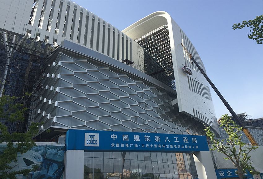external aluminium cladding panels