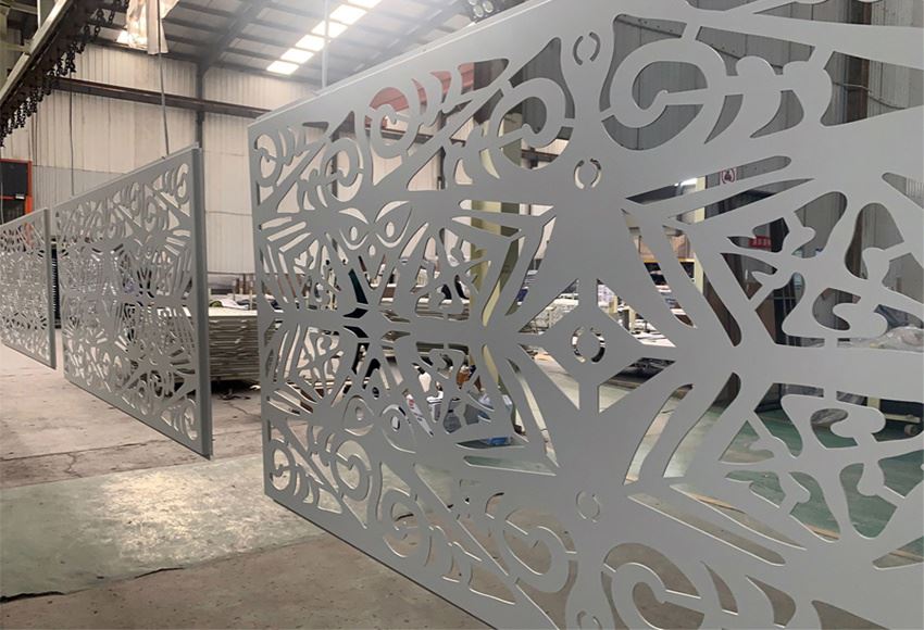 aluminum cutting screen aluminum cutting screen