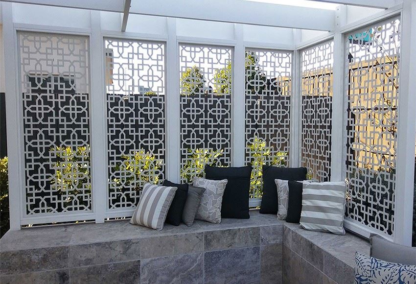 aluminium mashrabiya panels