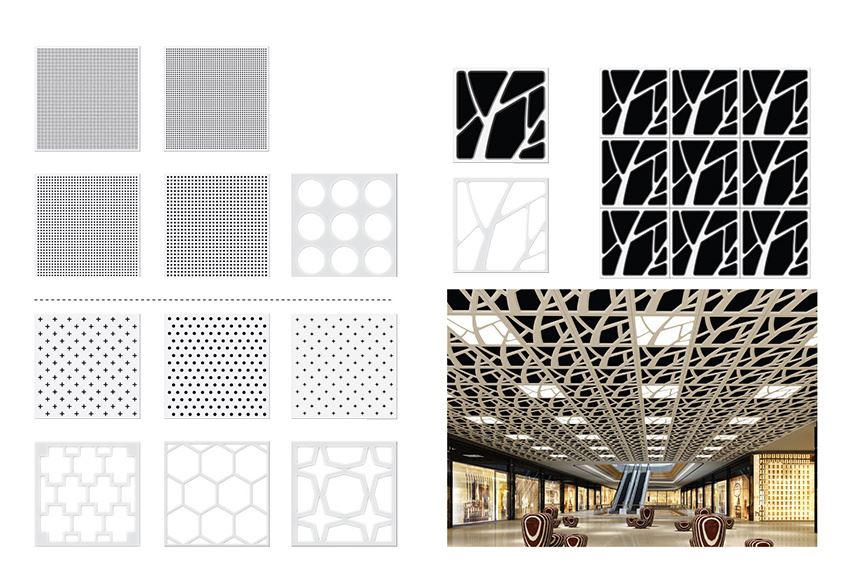 Perforated aluminum screen