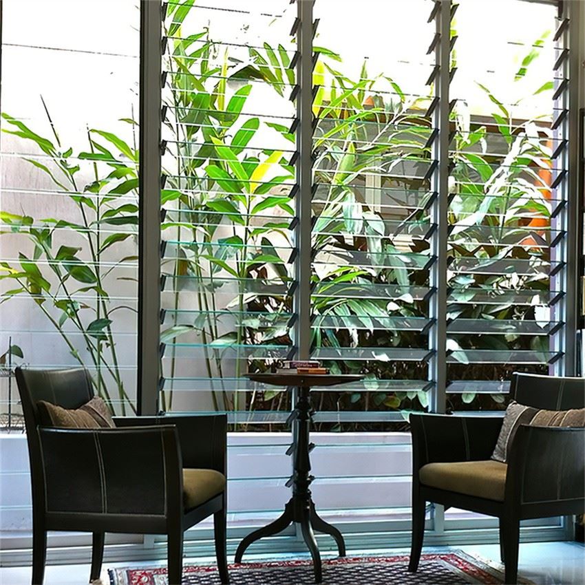 Aluminium Louvers Glass