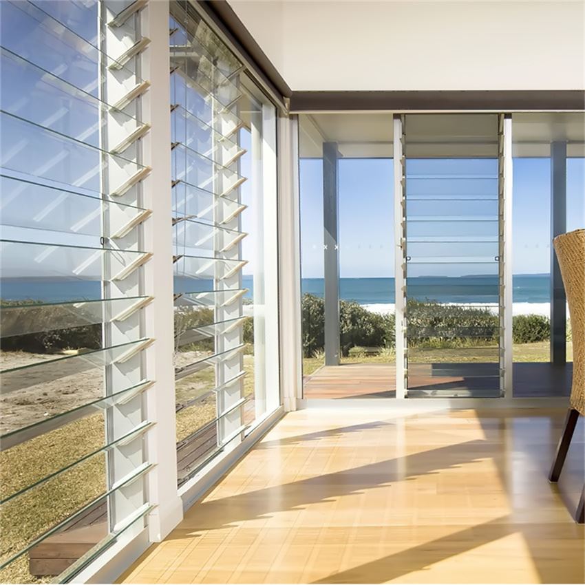 Aluminium Louvers with Glass