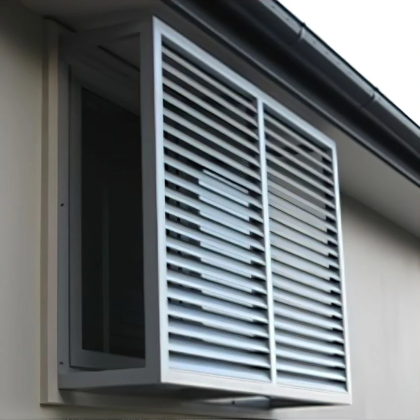 Aluminium Louvers door 