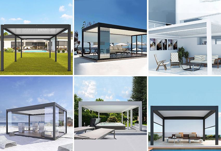 Motorised Aluminium Louvres Motorised Aluminium Louvres