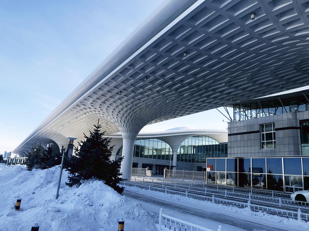 Real scene of Inner Mongolia Hailar Airport