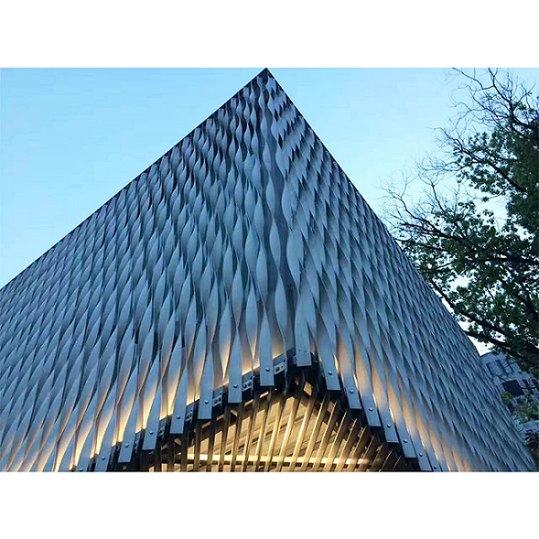 Twist wall cladding veneer