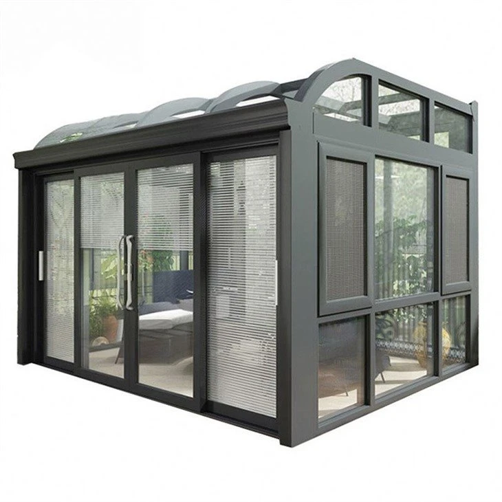 Aluminum Sunroom With Blinds Aluminum Sunroom With Blinds