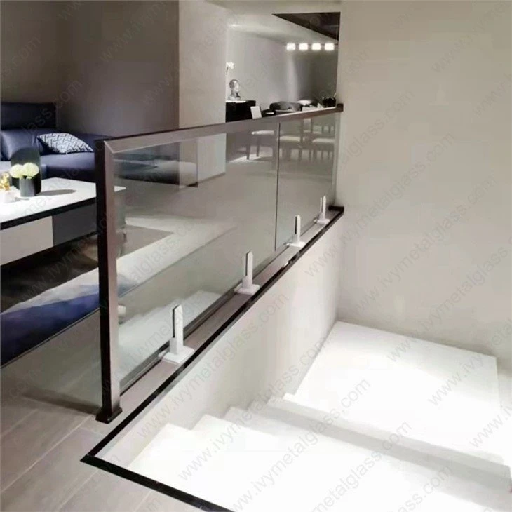 aluminum u channel glass railing