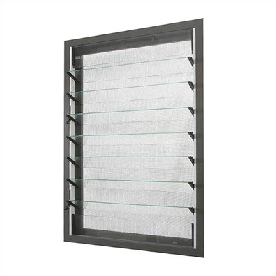 Louvers aliminyòm ak vè