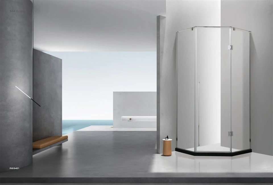 Long Rectangular Handle Casement Glass Door Shower Room Long Rectangular Handle Casement Glass Door Shower Room