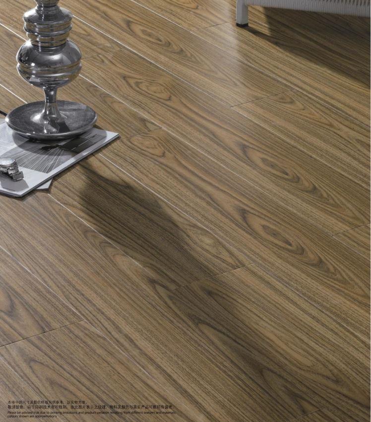 Interlocking Luxury Vinyl Flooring Tile, Wood Floor Plank For Kitchen Bathroom